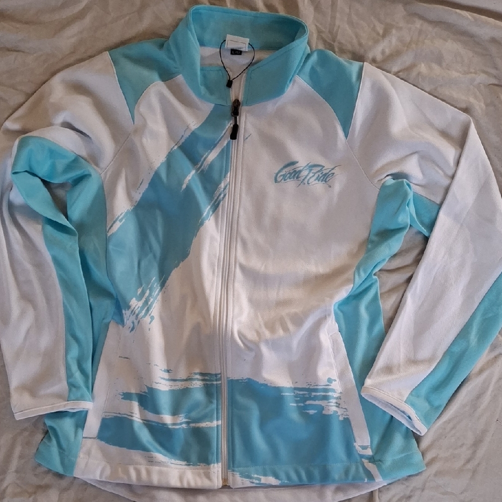 Women's Blue and White Jacket